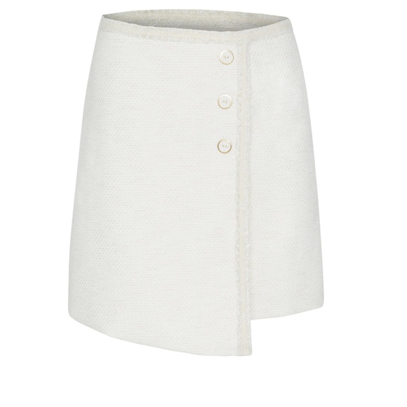 BCBG Heidi Metallic Tweed Mini Skirt NWT - Picture 4 of 12